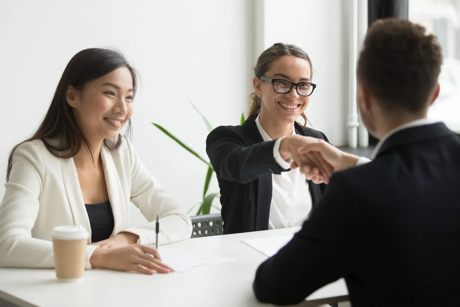 Attorney helping client find the right legal representation